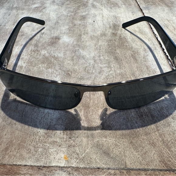 Prada Sleek Black Rectangular Sunglasses - Picture 3 of 5